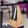 Métronome de la tour, excellent effet piano stable pratique, pratique de la musique en bois peu profond fiable pour l'enseigneme