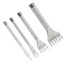 Ensemble d'outils de poinçon à griffes en cuir ciseau à laçage bricolage laçage couture poinçon fournitures pour bandes de montr