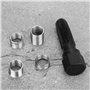 Fydun Kit de réparation de Filetage de Bougie d'allumage, 14 mm M14 * 1,25 Acier Outil de réparation de Filetage de Cylindre d'a