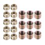 Fydun 25 pièces Kit de réparation de Filetage de Bougie d'allumage, M14 * 1,25 Acier à Haute Vitesse Réparation des Outils de Fi