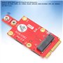 Mini adaptateur PCIe M.2, 3042/3052 M.2 Key B vers Mini carte adaptateur PCI-E Convertisseur de carte réseau sans fil, prise en 