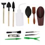 13 Pièces Mini Jardin Main Ciseaux Ensemble Creuser arrosage Plantation Pelle succulente Outil Miniature Plantation Jardinage Ou