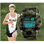 BHGWR Enfants Montre Bracelet numériques Militaire de Sports de garçons avec l'alarme/minuterie, étanche à 5 Barres pour Enfants