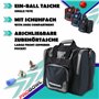 Sac Bowlingball Pro Bowl Single Tote Sac de bowling 1 balle avec compartiment à chaussures Portable avec compartiments pour acce