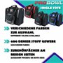 Sac Bowlingball Pro Bowl Single Tote Sac de bowling 1 balle avec compartiment à chaussures Portable avec compartiments pour acce