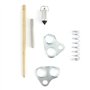 Aramox Kit de Restauration de carburateur, kit de diaphragme de réparation de carburateur 1.4in Ensemble d'accessoires de Moto 3