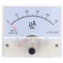 85C1 Compteur de Courant Analogique DC0-50UA ABS Pointeur Ampèremètre DC 500V pour Équipement Électrique