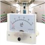 85C1 Compteur de Courant Analogique DC0-50UA ABS Pointeur Ampèremètre DC 500V pour Équipement Électrique