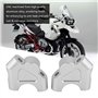 Pince de de guidon CNC adaptateurs de hauteur de moto en alu um pour R1200GS LC ADV 2014-2018(argent) rehausseur guidon gs 1250 