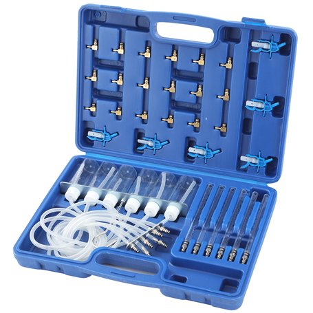 KATSU Débitmètre de Retour d'injecteur Testeur d'huile de Fuite 6 Cylindres Adaptateur à Rampe Commune Ligne de Carburant Fuite