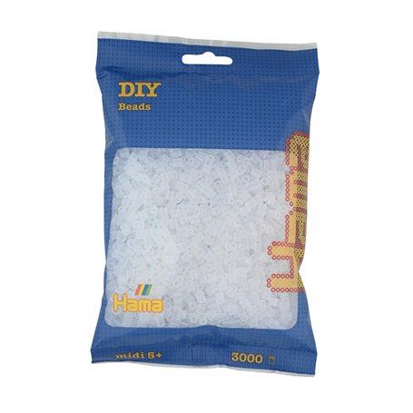 Hama Sac de perles | Env. 3000 perles fusibles midi | Décoration mosaïque Arts et loisirs créatifs pour enfants à partir de 5 an