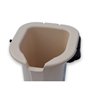 Varile WC. Seau de toilette de voyage Marron beige/marron