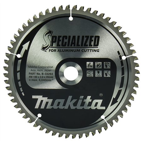 Makita saege spécialisés Lame 190 x 20 mm – Oz B 33283