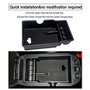 Console Centrale Anti-dérapante Boîte d'accoudoir Boîte à Gants Rangement Secondaire pour Renegade 2015-2017 (noir)