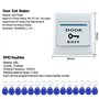 FST Système de Contrôle d'accès de Porte RFID Clavier RFID étanche Extérieur + Serrure Magnétique électrique 180KG + Couverture 