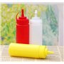 3 PCS Squeeze Bottle Conteneur De Moutarde En Plastique Squeeze Sauce Bouteille Squeeze Ketchup Bouteille avec Twist sur Cap Cou