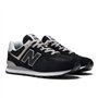 New Balance Homme NB 574 Sneakers, Noir (Black EVB), 43 EU