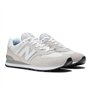 New Balance Homme Nb 574 Sneakers, Nimbus Cloud Blanc, 44.5 EU