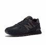 New Balance Homme NB 574 Sneakers, Noir (Triple Black Eve), 42 EU