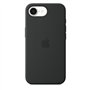 APPLE iPhone 16 E - Coque en silicone - Noir