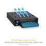 Icy Dock Rack au Design extraire Direct Hot Swap, Station d'accueil Interne, Docking pour 2 SSD ou HDD 2.5" SATA/SAS sans Platea