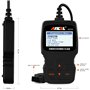 Ancel AD310 Valise Diagnostic Auto Multimarque, Universel OBD2 Car Scanner, Lecteur de Code d'erreur de Moteur, OBD2 Diagnostic 