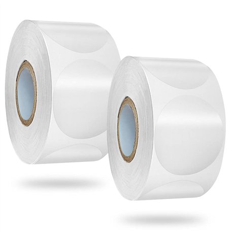 GZGXKJ 1000 Pièces Étiquette de Sceau Transparent 1Pouces Autocollants Enveloppe Ronde Étiquettes Autocollants Rondes Transparen
