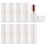 Allwon Lot de 10 tubes de rouge à lèvres vides - Pour bricolage - Blanc