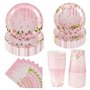 CEILIWEN Service de table de fête 100 pièces avec assiettes