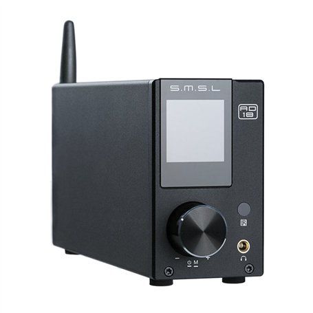 SMSL AD18 Amplificateur de Puissance Audio stéréo HiFi avec Sortie Caisson de Graves - Bluetooth