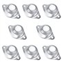 Jubaopen 8 PCS Roulette a Bille Roulement de Transfert Roulement Convoyeur Roulettes pour Meubles Roulette a Bille Nylon Roulett