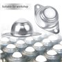 Jubaopen 8 PCS Roulette a Bille Roulement de Transfert Roulement Convoyeur Roulettes pour Meubles Roulette a Bille Nylon Roulett