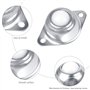 Jubaopen 8 PCS Roulette a Bille Roulement de Transfert Roulement Convoyeur Roulettes pour Meubles Roulette a Bille Nylon Roulett
