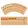 Jubaopen 25PCS Carte de Voeux Fleur Séchée