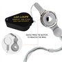 20x Loupe Bijoux Loupe LED UV Lumière 21mm Triolet Lentille Optique Verre, Poche Gemme Loupe Outil Bijoutier, Timbre Philatélist