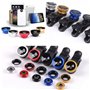 Set de 3 en 1 pour téléphone Portable - Adaptateur pour Appareil Photo à Clipser - Objectif Fisheye + Grand Angle (0,67x) + Obje