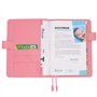 Protège Carnet De Santé Pour Bébé – Motif Fraises – Format A5 15x21 cm – Rabats Pour Ranger Les Ordonnances