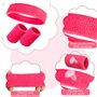 Bandeau et Bracelet Fluo Années 80 - 5 Pcs Bandeau et 10 Pcs Bracelet Neon - Accessoires Sportifs Anti-Transpiration Pour Homme