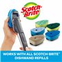 Scotch-Brite Kit de contrôle avancé Anti-Rayures, Comprend 1 Baguette et 6 tampons de Recharge, contrôle du Savon avec Un Bouton