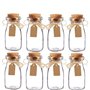 Awtlife - Lot de 15 pots à dragée de lait en verre avec couvercles en liège pour une fête de mariage - Vintage