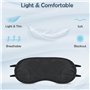Masque pour les Yeux Doux pour Bloquer le Soleil et la Lumière lorsque vous Dormez