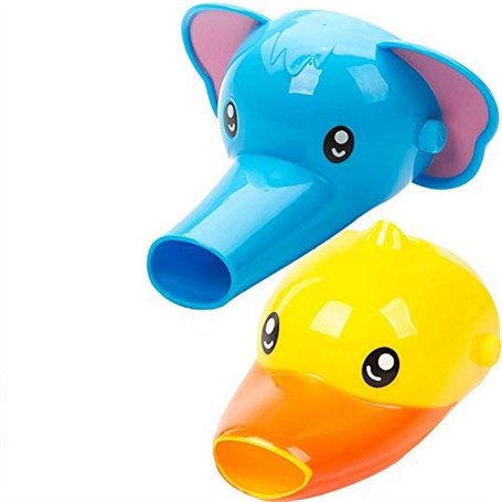 AOI Robinet de rallonge pour Enfants Bébés Enfants - Ensemble de 2 rallonges d'animaux pour robinetterie