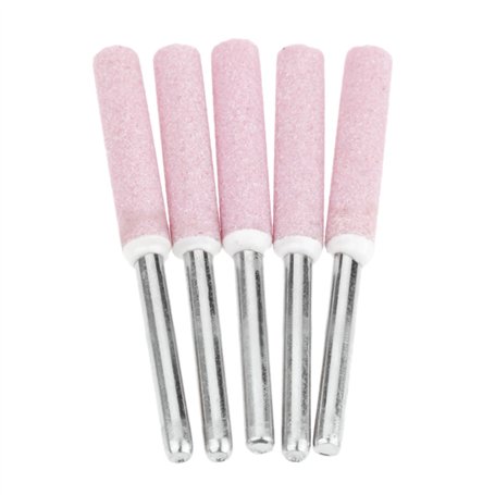 Lot de 5 Limes d'affûtage pour Polissage de Tronçonneuse