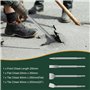 LEBAHAN Burin SDS Plus, 4 Pièces Burin Carrelage, 1 x Burin Pointu, 1 x Burin Plat, 2 x Burins pour Carrelage, Burin Professionn
