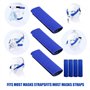 Housses de Sangle CPAP Universel Coussinets Faciaux CPAP Coussinets de Confort pour Sangle 6Pcs