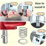 Lot de 4 ressorts et rondelles en acier inoxydable compatibles avec le mixeur Kitchen Aid