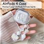 Guyode Coque Étui de Protection pour Ecouteurs sans Fil Absorbant Les Chocs, Protection Écouteurs sans Fil Coque Transparente, B