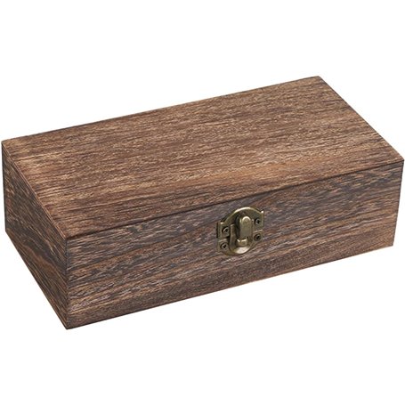 Guyode Boite Rangement Bois Fait à la Main Boite en Bois Avec Couvercle Texture Fine Vintage Keepsake Box Wooden Rangement Multi