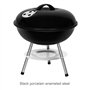 SunJas Barbecue Charbon de Bois BBQ Gril Portable Démontable pour Barbecue extérieur de Jardin Camping et Pique Nique (pour 3-5 