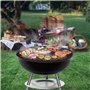 SunJas Barbecue Charbon de Bois BBQ Gril Portable Démontable pour Barbecue extérieur de Jardin Camping et Pique Nique (pour 3-5 